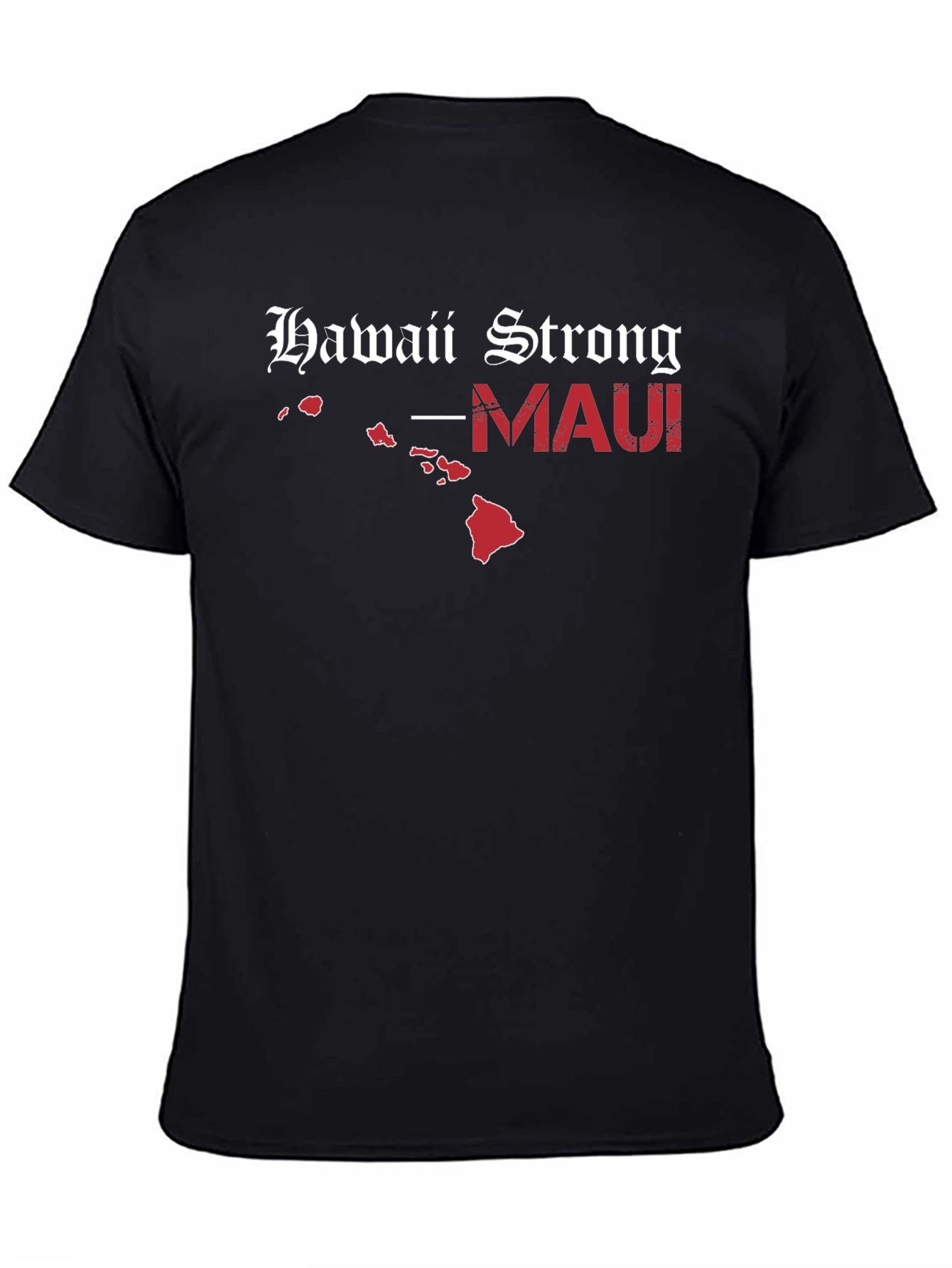 Black Hawaii Strong Maui T-Shirt view 4