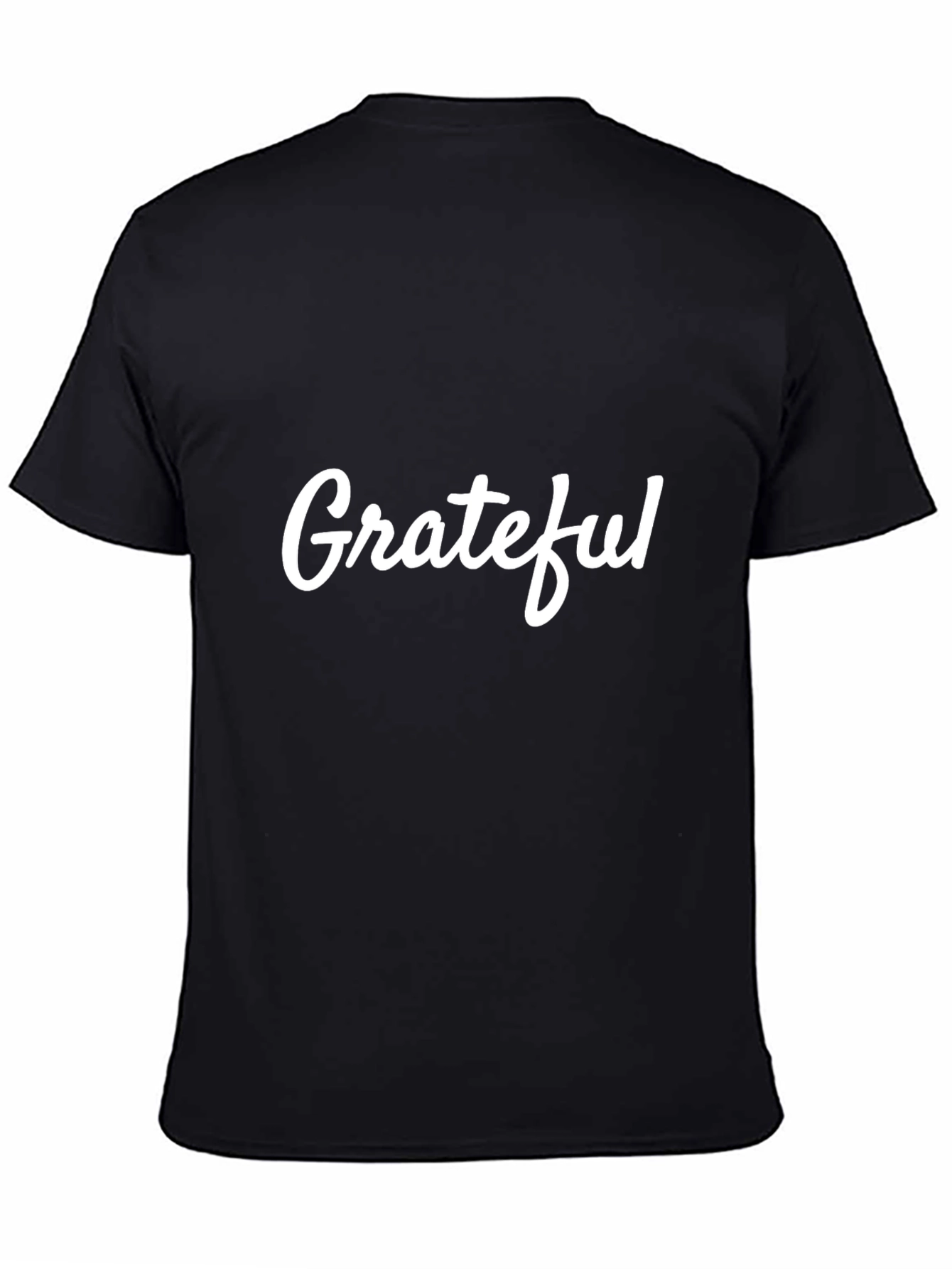 Black Grateful Black Tee - Soft & Stylish view 4
