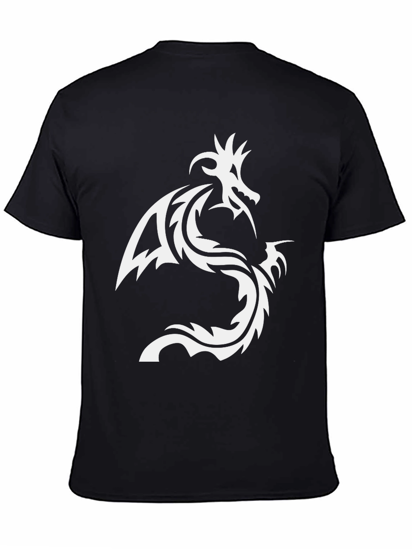 Black Dragon Graphic Black T-Shirt view 4