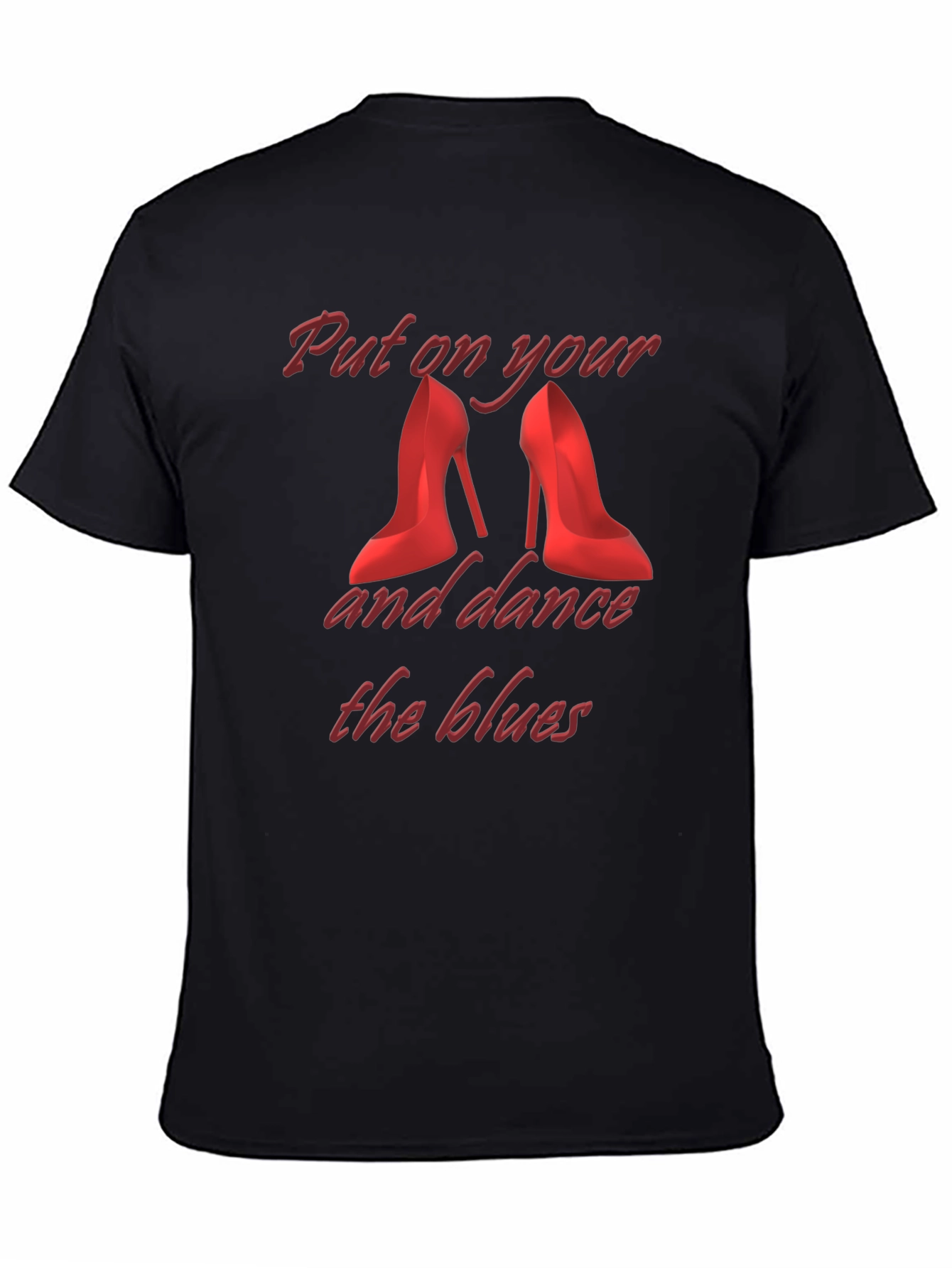 Black Dance the Blues T-Shirt - Stylish Graphic Tee view 4