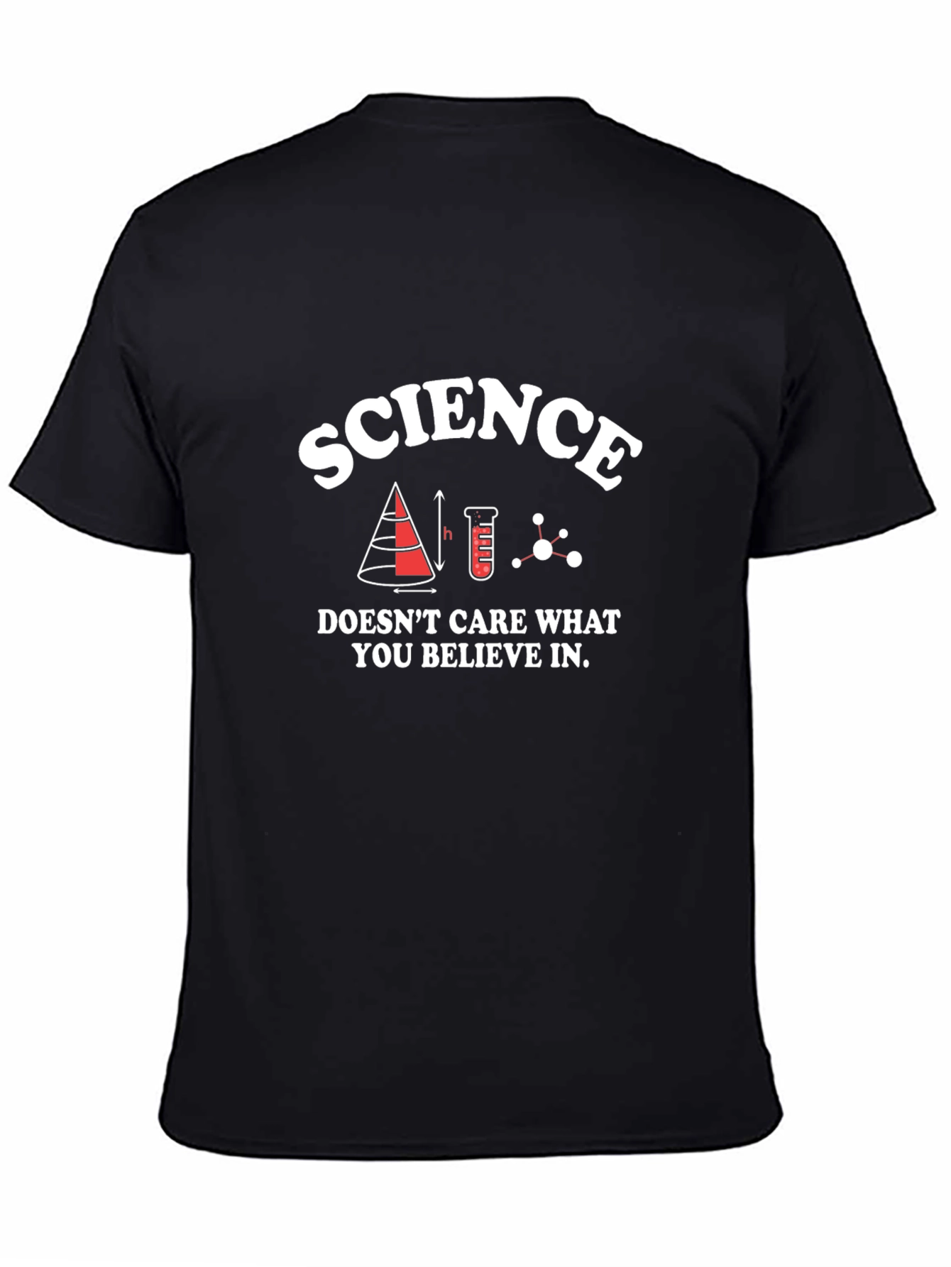 Black Science T-Shirt - Doesn't Care What You Believe view 4