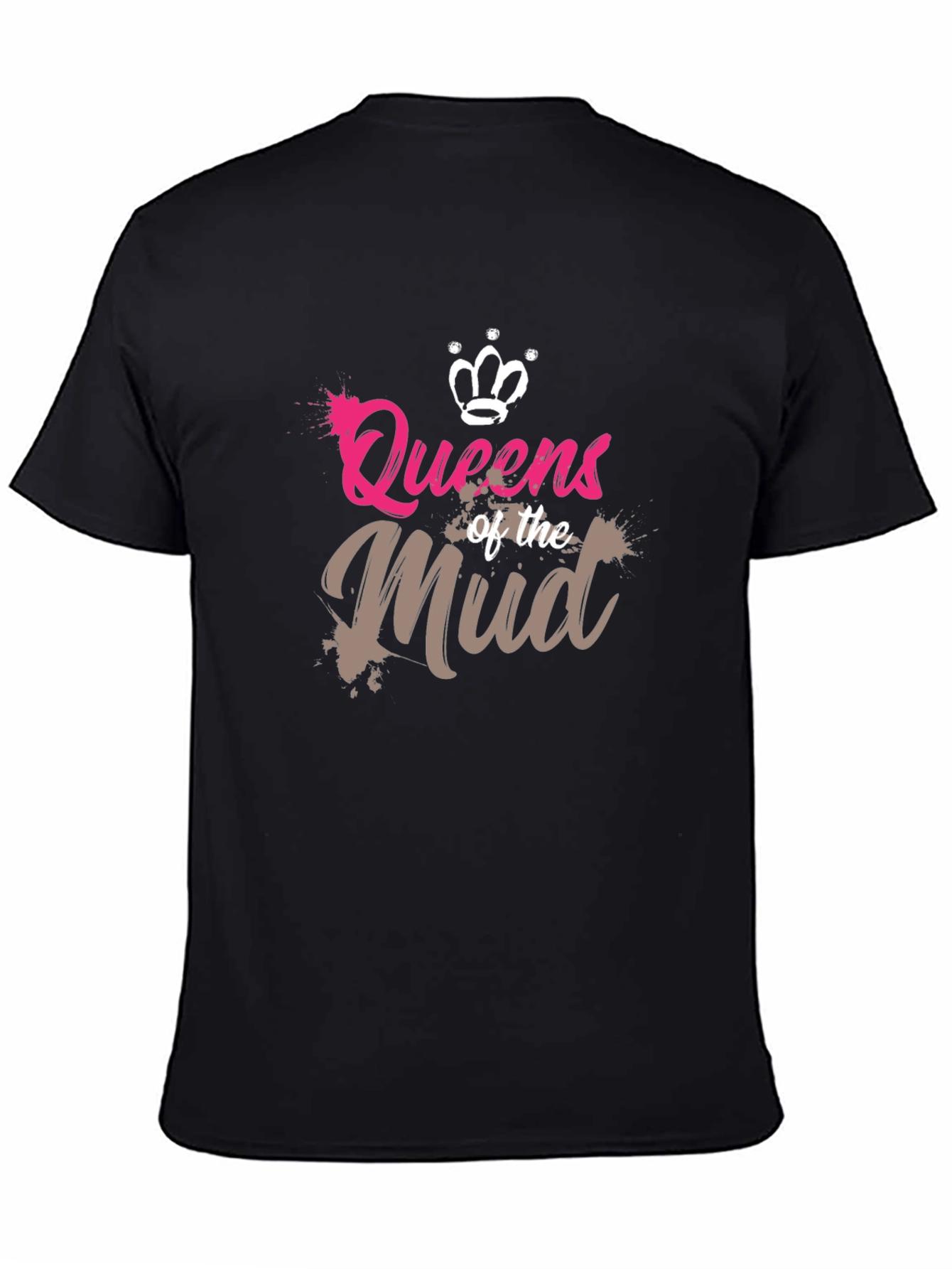 Black Queens of the Mud Graphic T-Shirt view 4