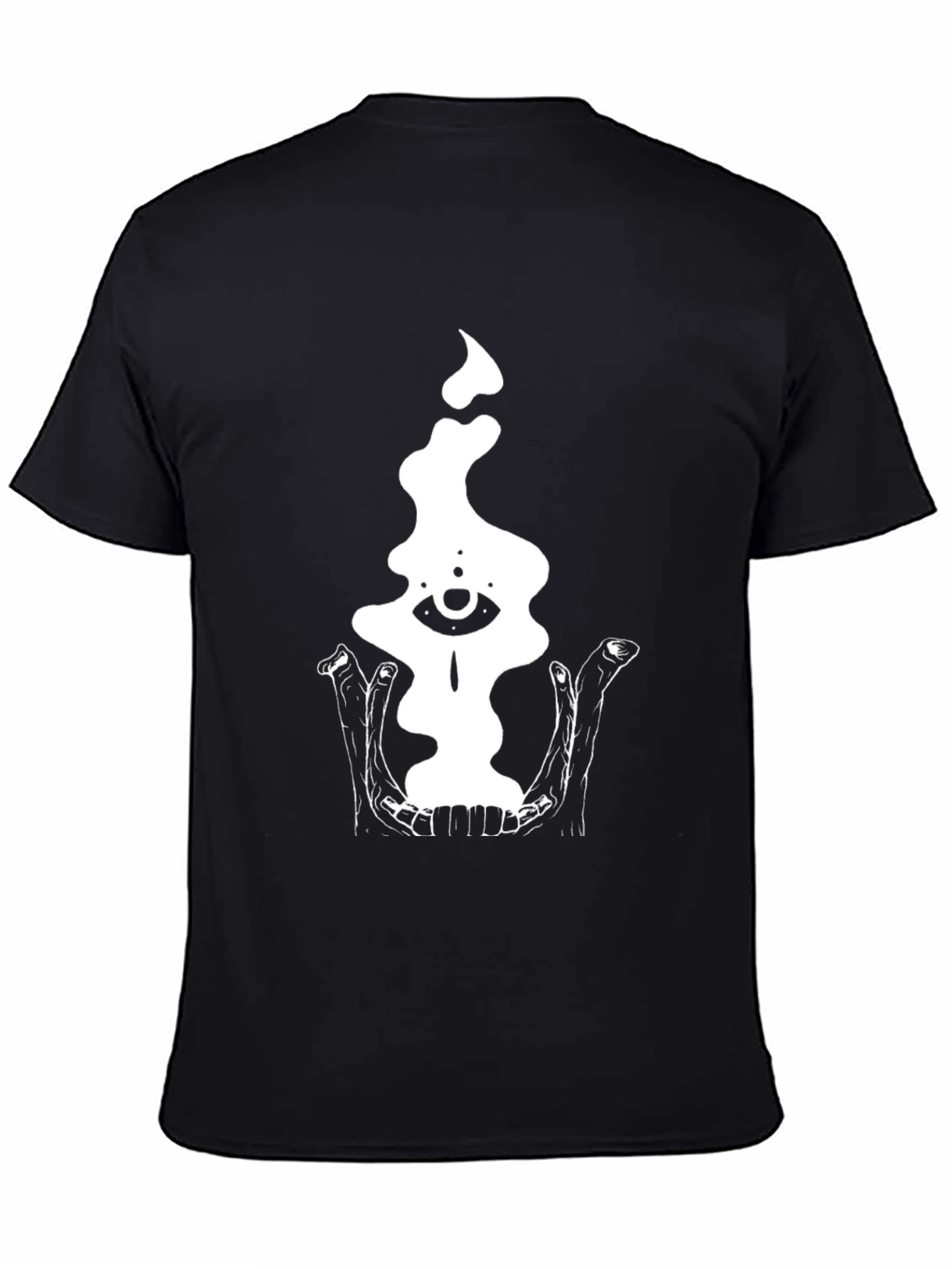 Black Mystic Eye T-Shirt - Black Graphic Tee view 4