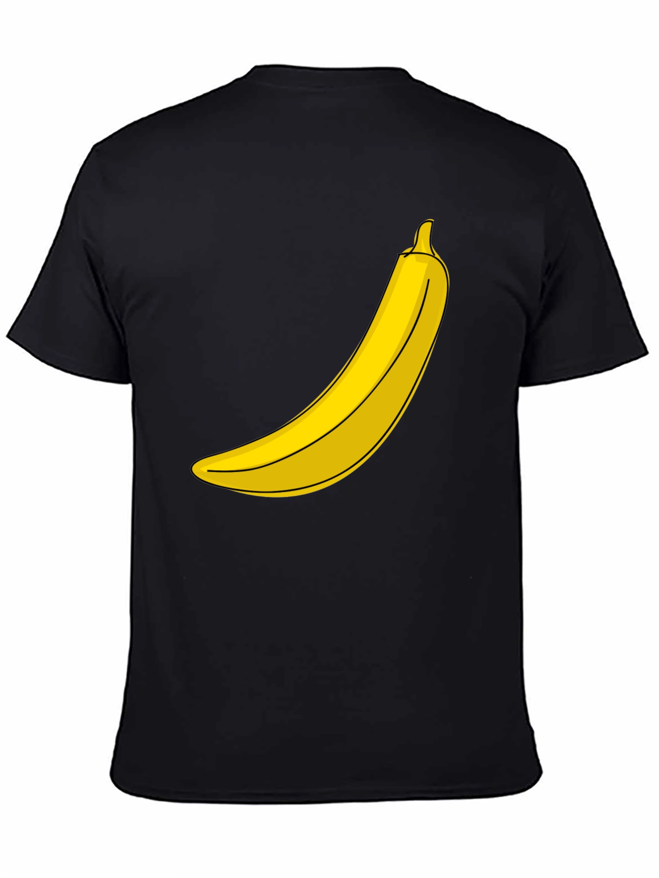 Black Banana Graphic T-Shirt - Funny Novelty Tee view 4