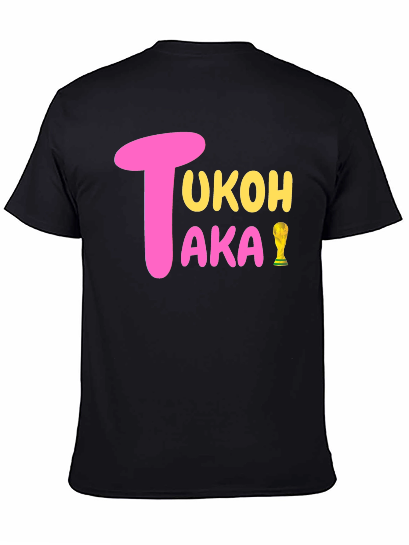 Black TUKOH AKA! Black Graphic Tee view 4