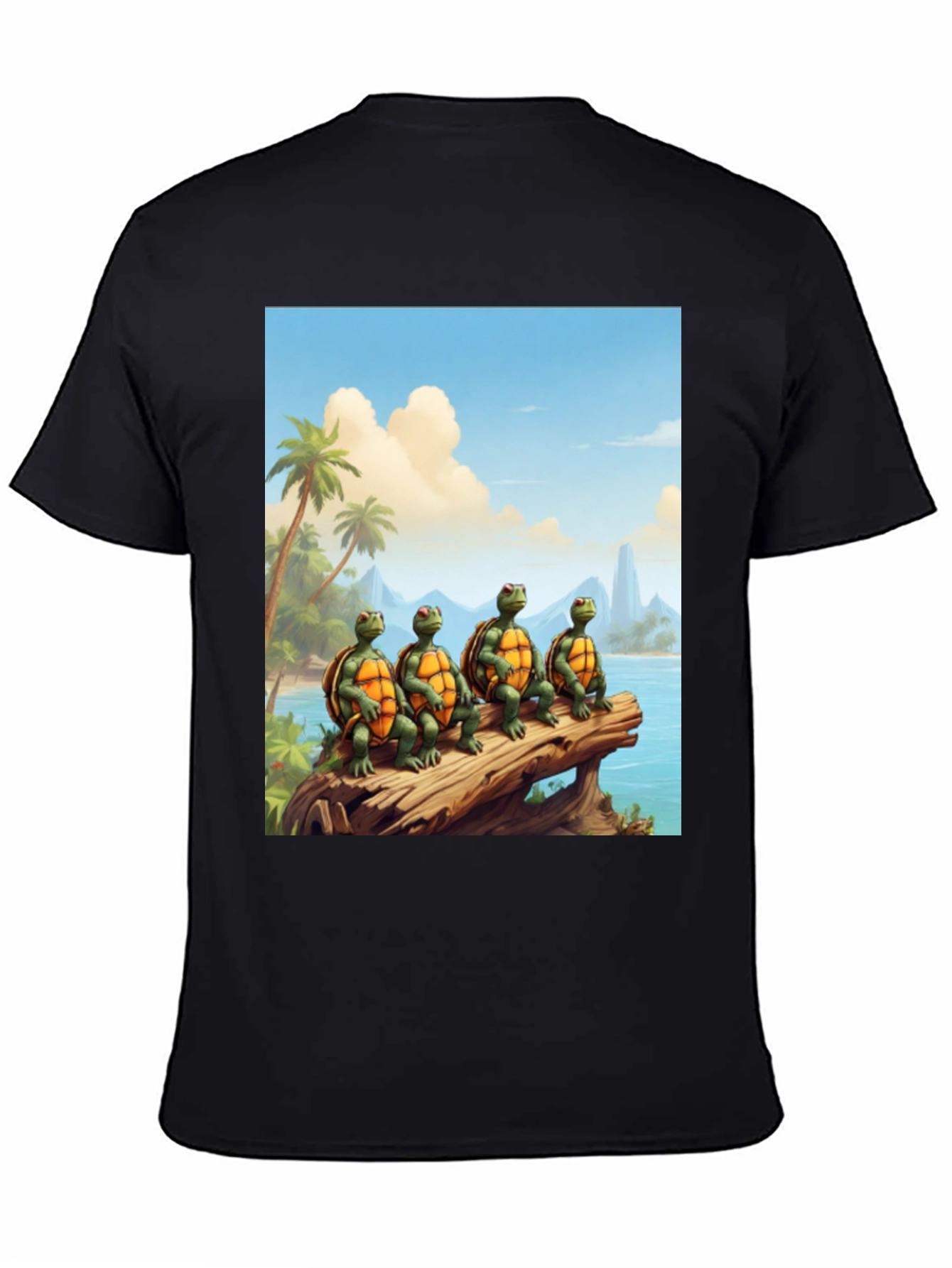Black Turtle Beach T-Shirt view 4