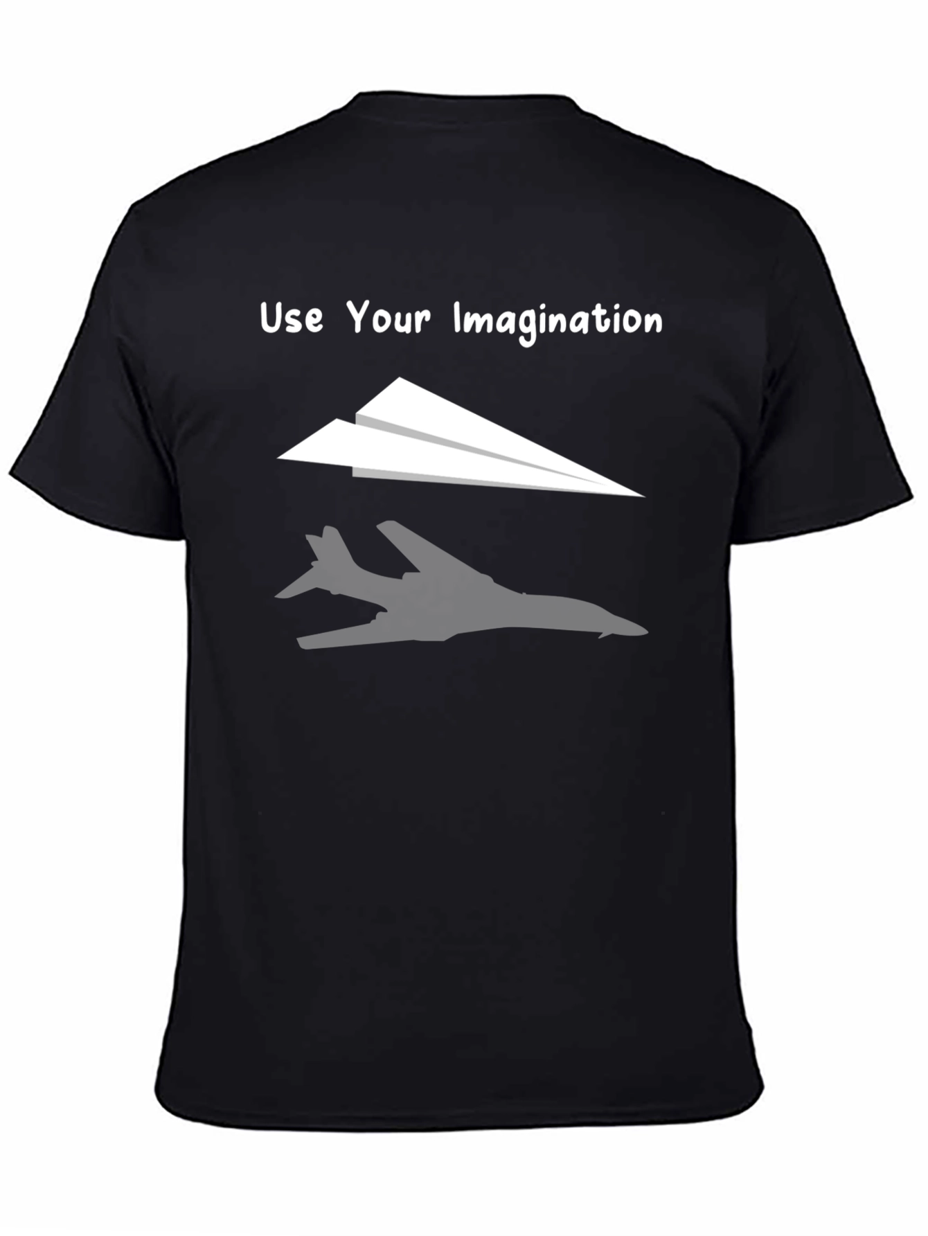 Black Use Your Imagination T-Shirt view 4