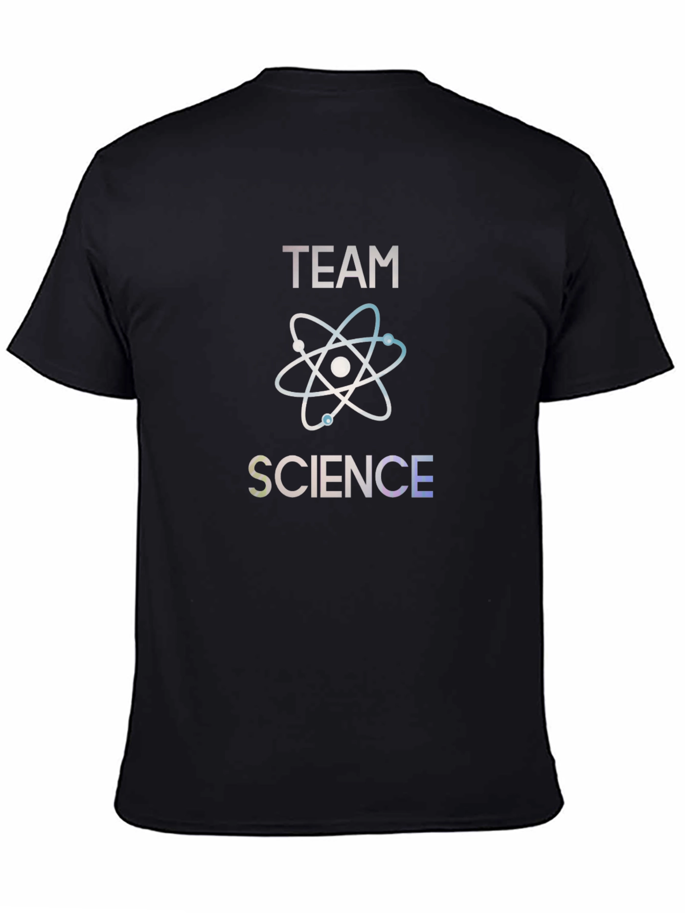 Black Team Science Graphic Tee - Soft Cotton Blend, Unisex Fit view 4