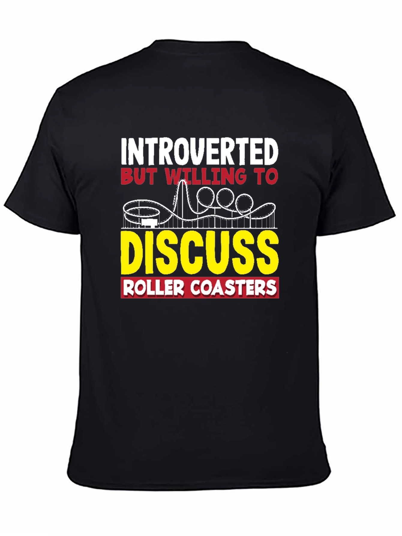 Introverted Roller Coaster Lover T-Shirt - 4