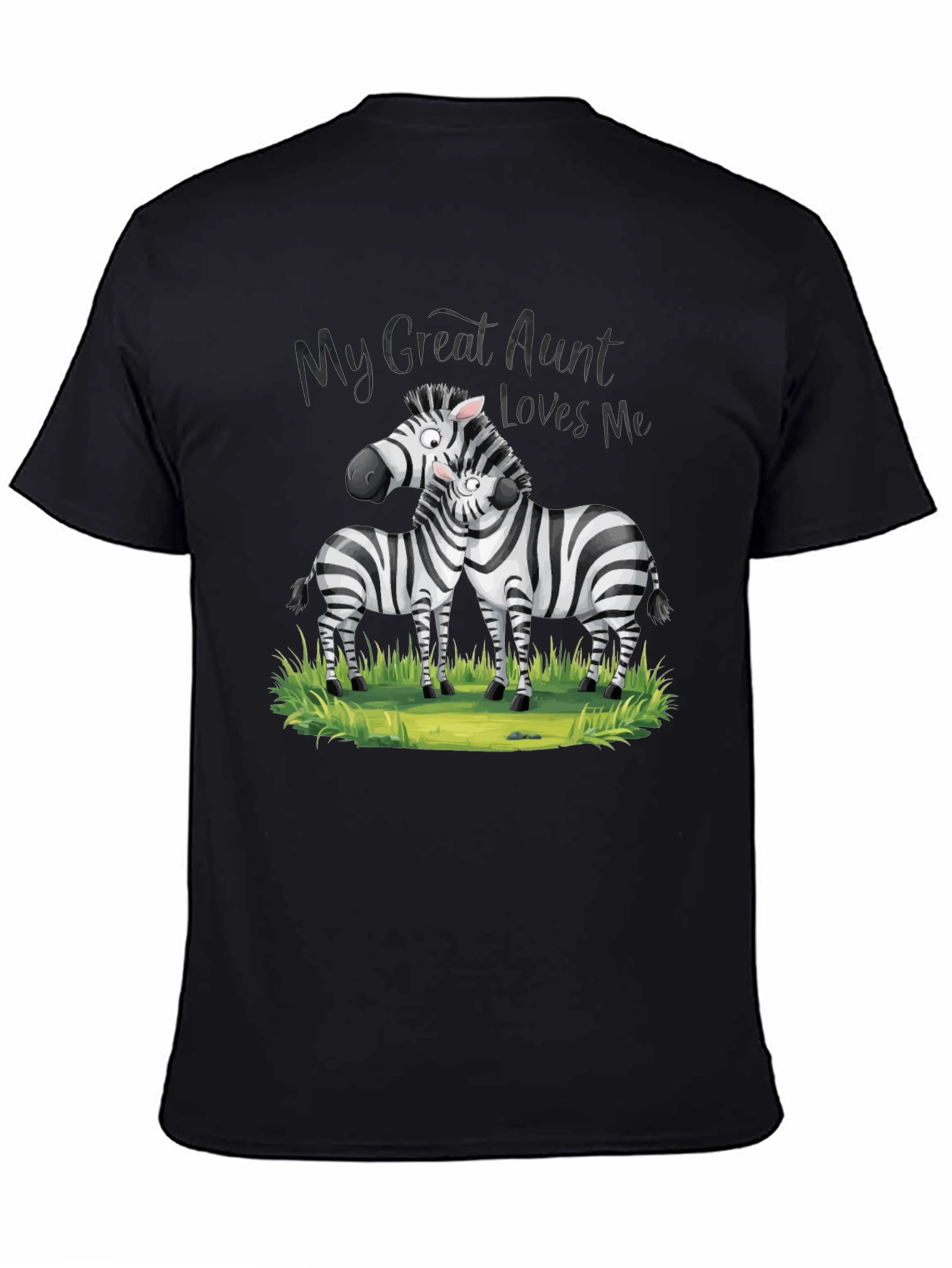Black Zebra 'My Great Aunt Loves Me' Graphic Tee view 4