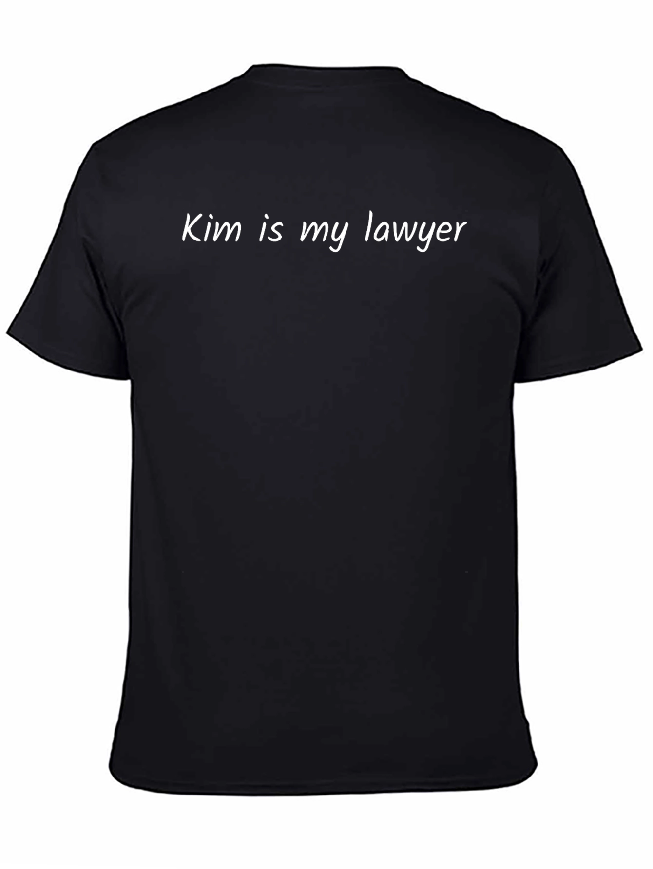 Black Kim is my lawyer T-Shirt - Cotton Blend view 4