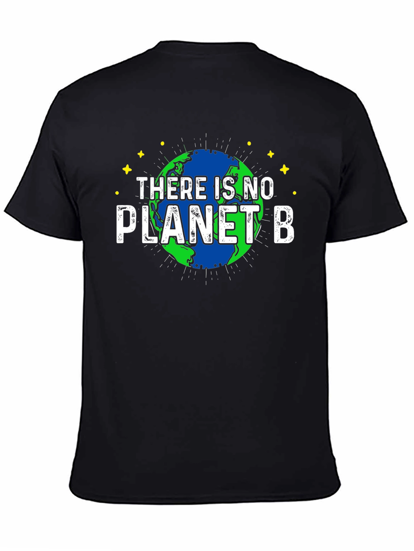 Black There Is No Planet B Graphic T-Shirt view 4