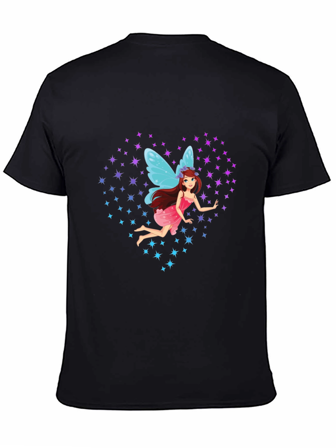 Black Fairy Stars Graphic Tee view 4