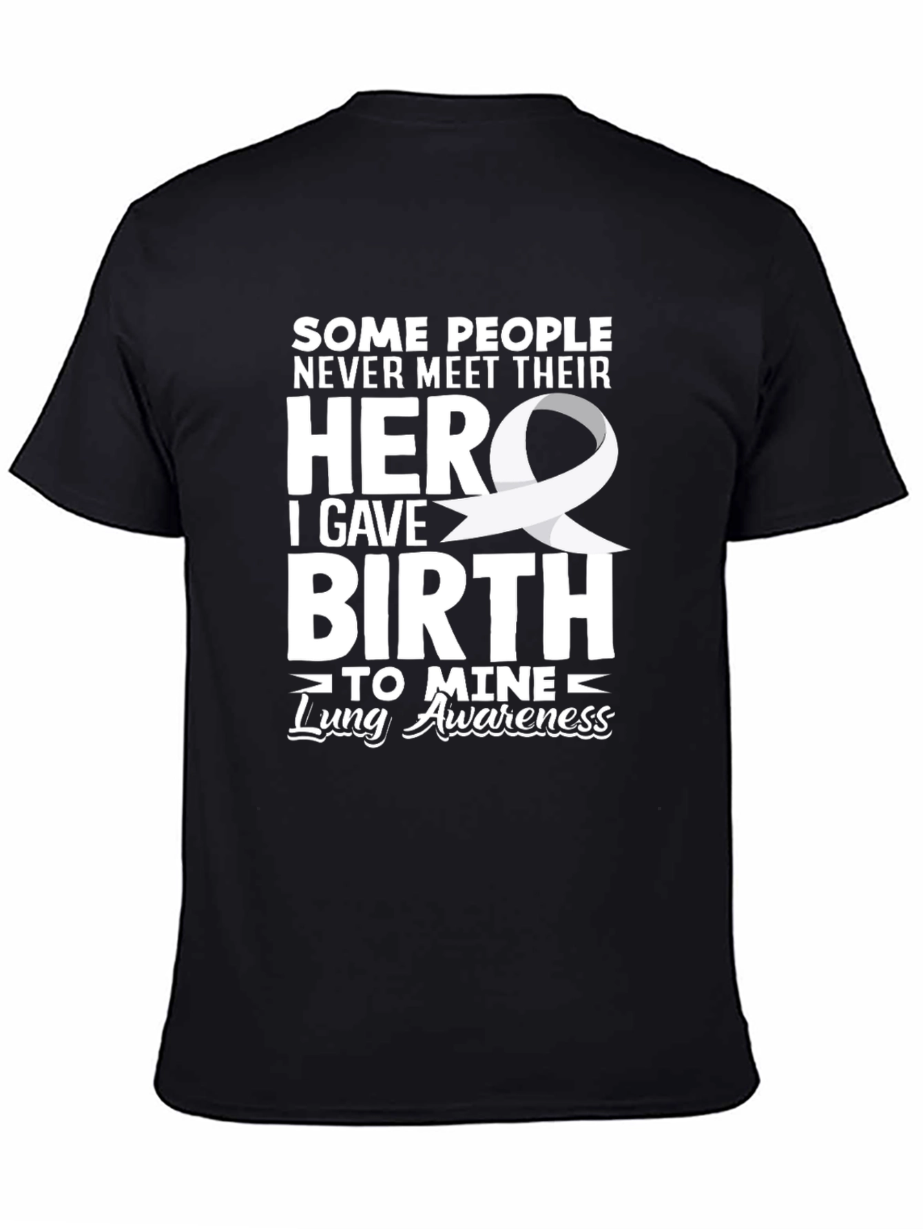 Black Lung Awareness Hero T-Shirt view 4