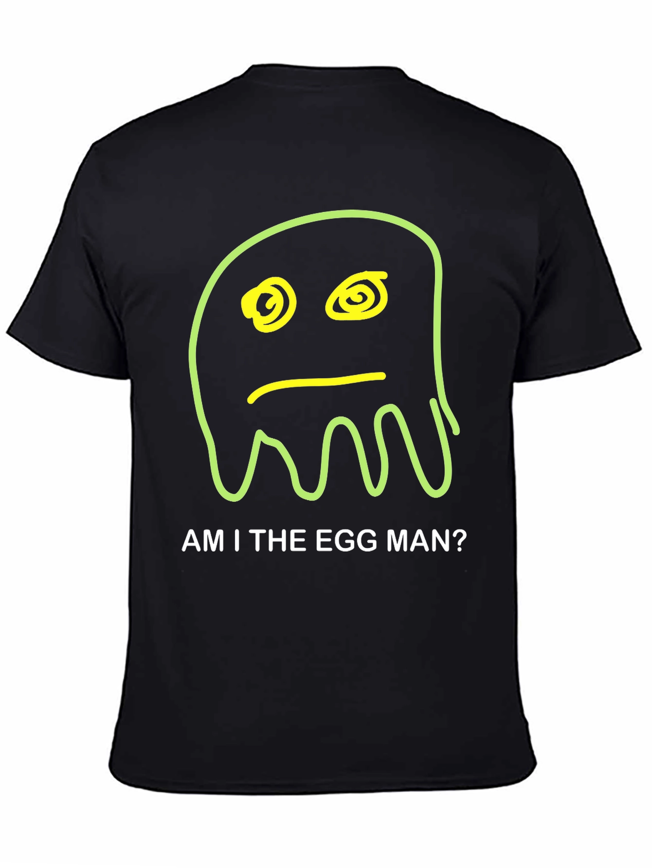 Black Am I The Egg Man? Graphic T-Shirt view 4