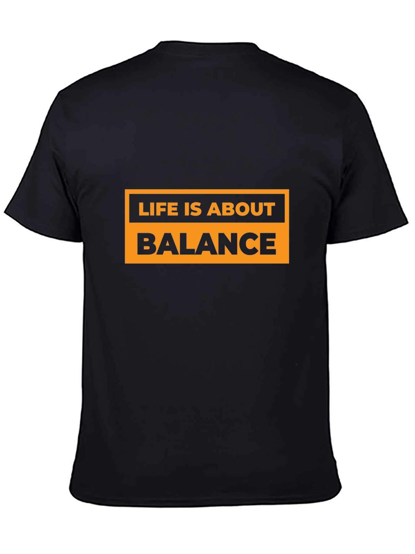 Black Life is About Balance Graphic Tee view 4