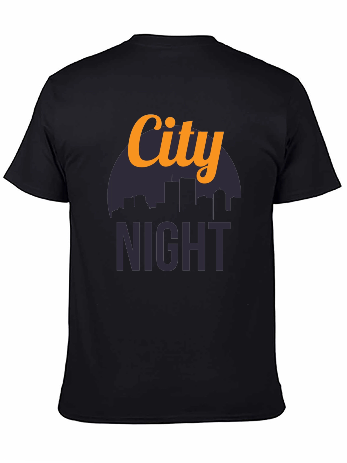 Black City Night T-Shirt - Urban Style view 4