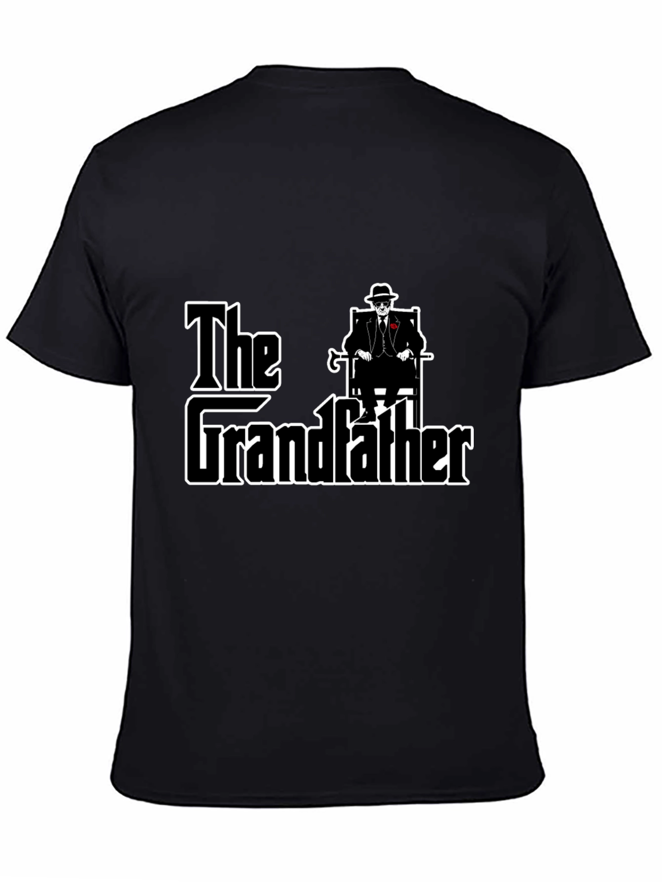 The Grandfather Graphic Tee - Classic Black T-Shirt - 4