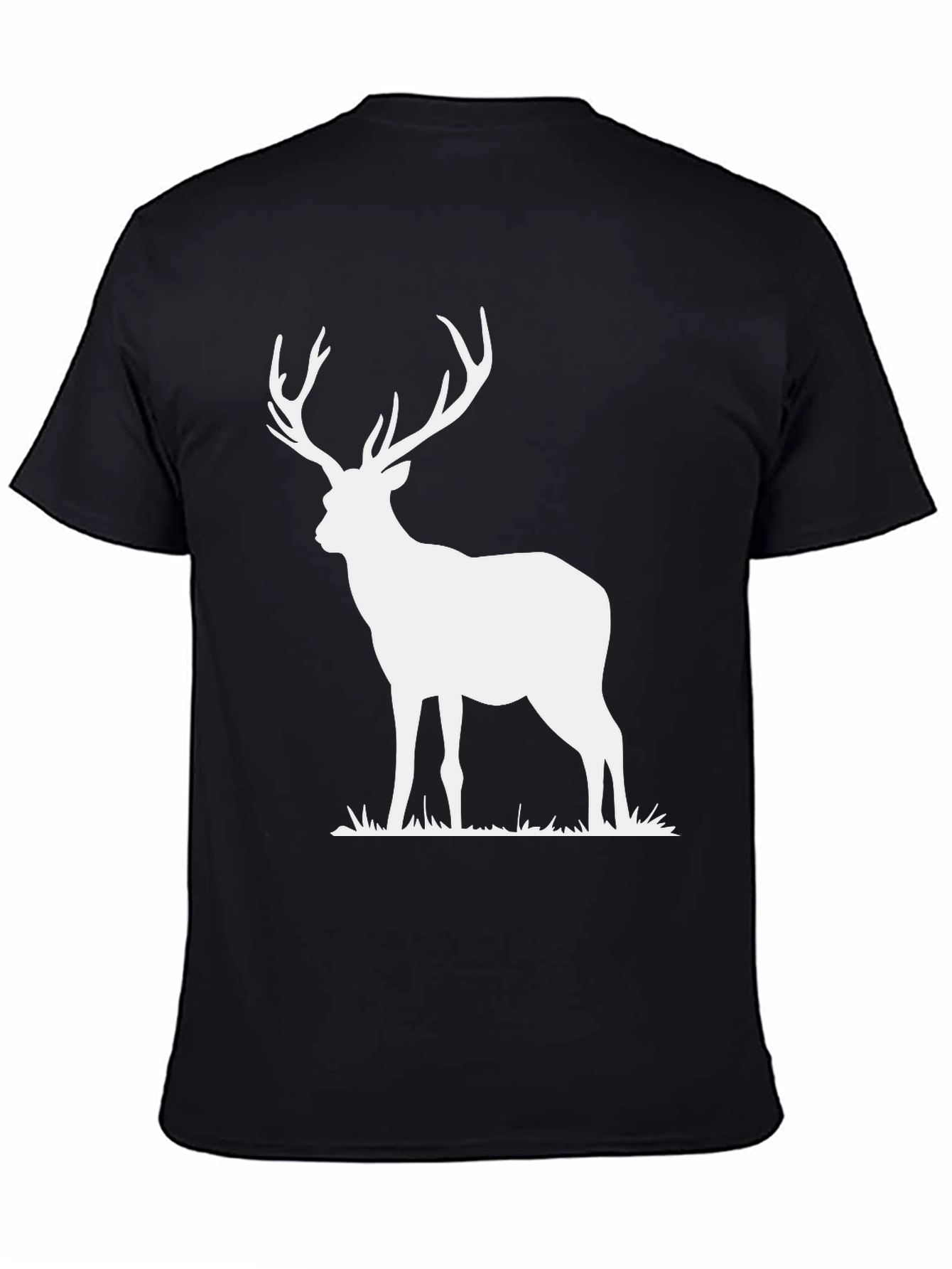 Black Stag Graphic Tee - Classic Black Cotton view 4