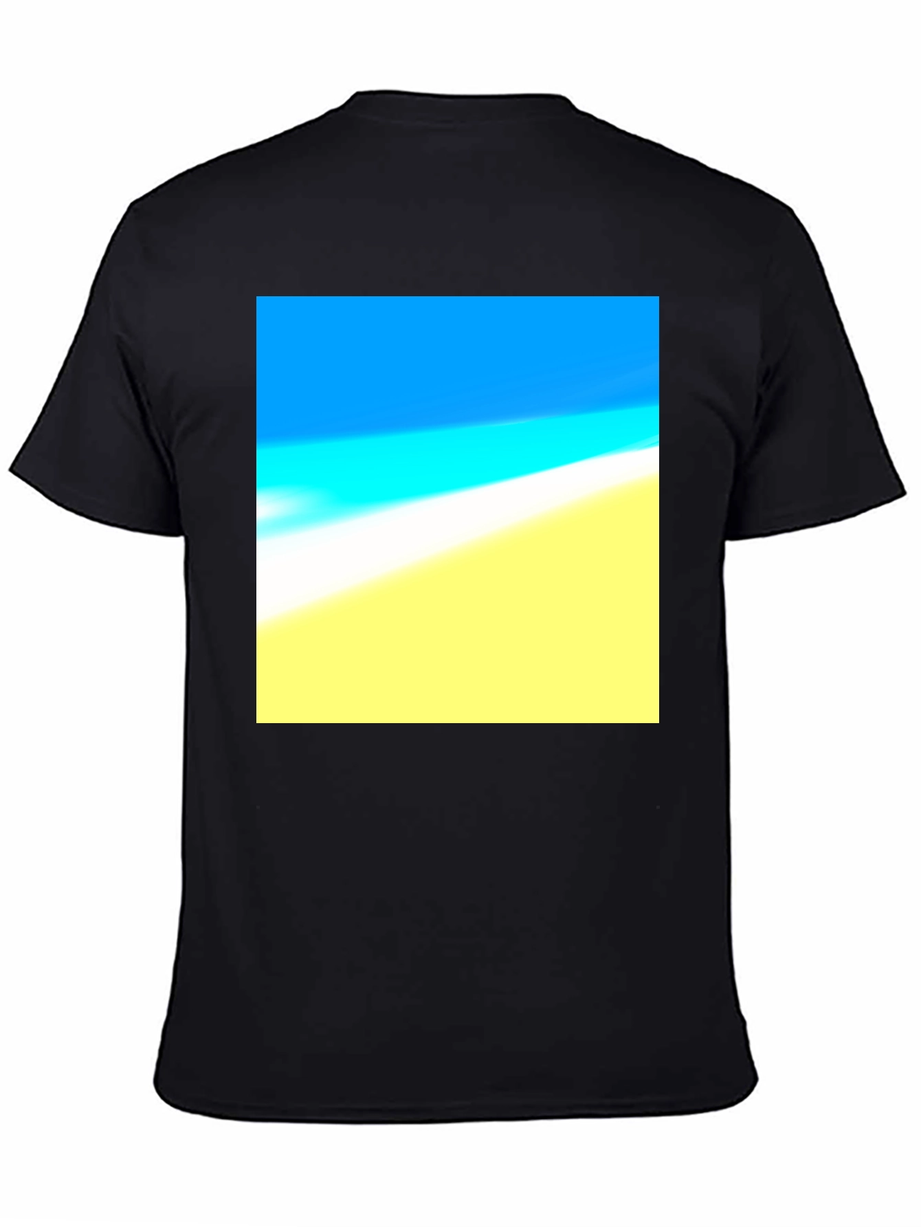 Black Beach Day T-Shirt - Soft Cotton, Vibrant Design view 4