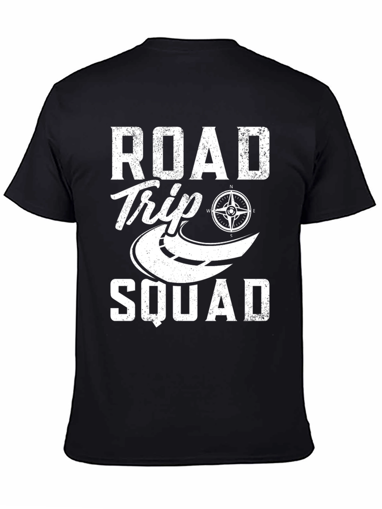 Black Road Trip Squad T-Shirt view 4
