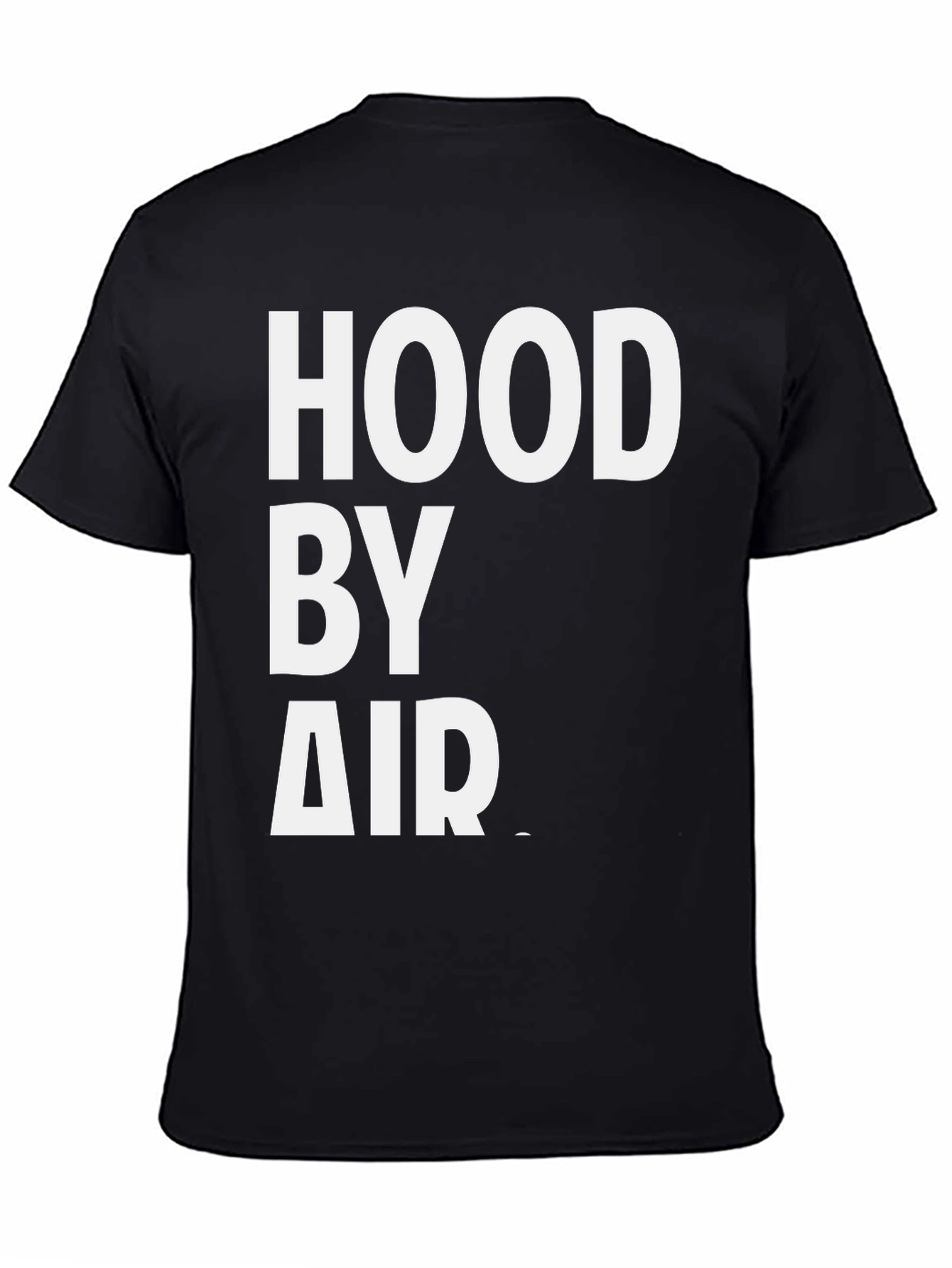 Black Hood By Air Black T-Shirt view 4