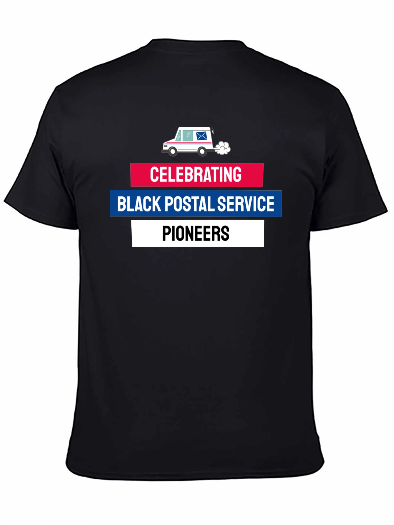 Black Postal Service Pioneers T-Shirt - 4