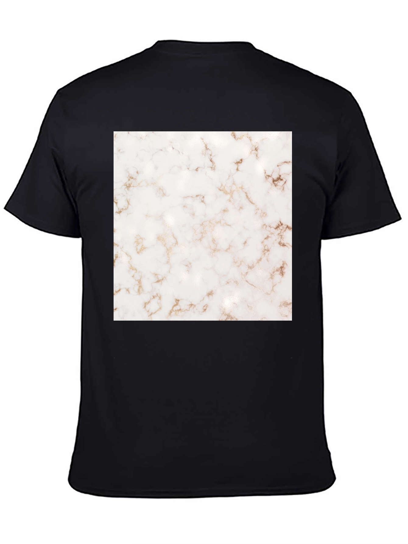 Black Marble Texture Tee - Stylish Comfort view 4