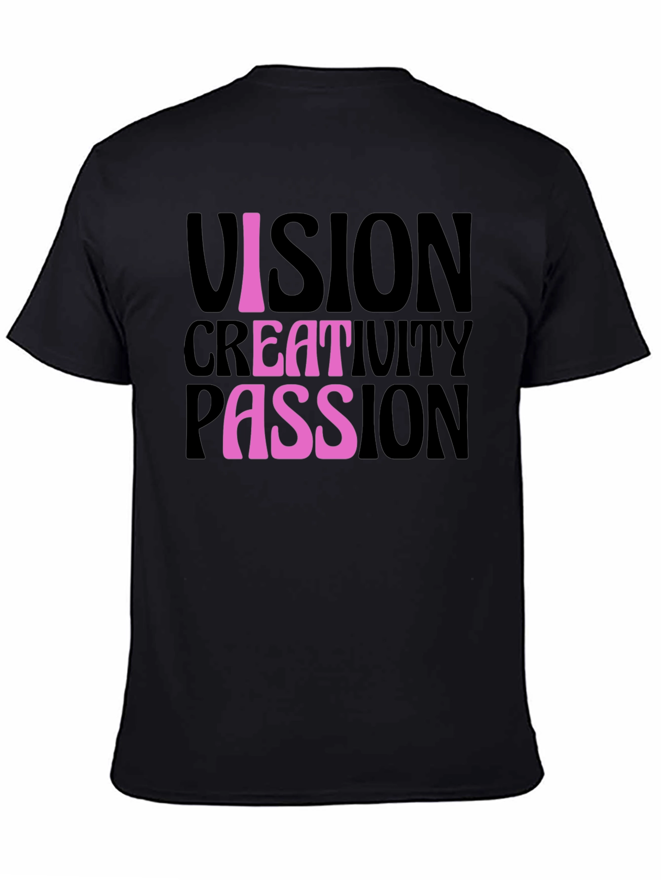 Black Vision, Creativity, Passion T-Shirt view 4