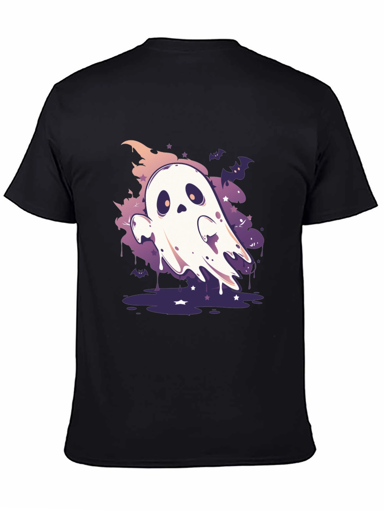 Ghost Graphic Tee - Halloween Fun - 4