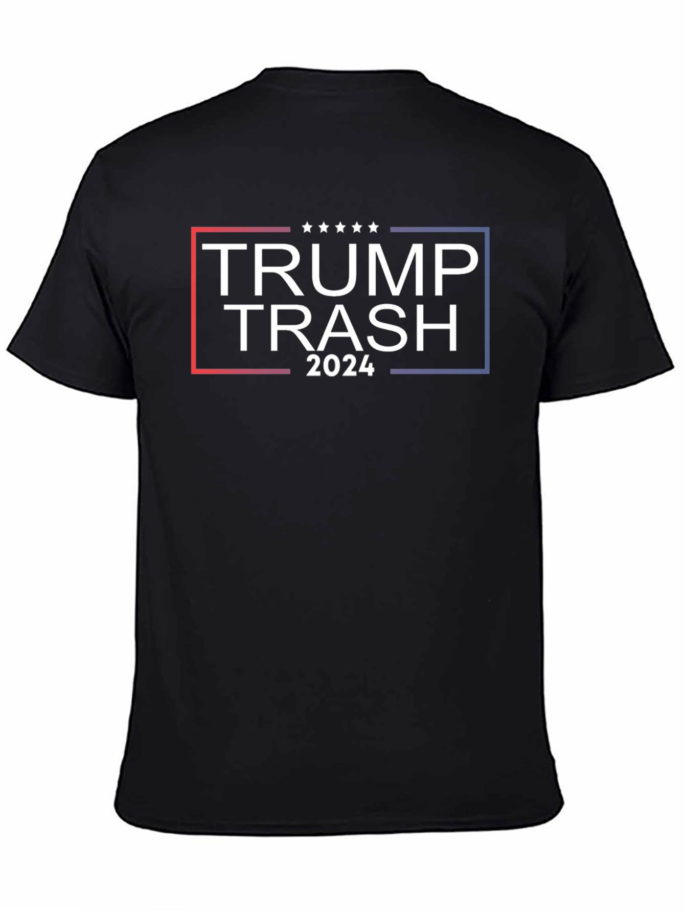 Black Trump Trash 2024 Graphic T-Shirt view 4