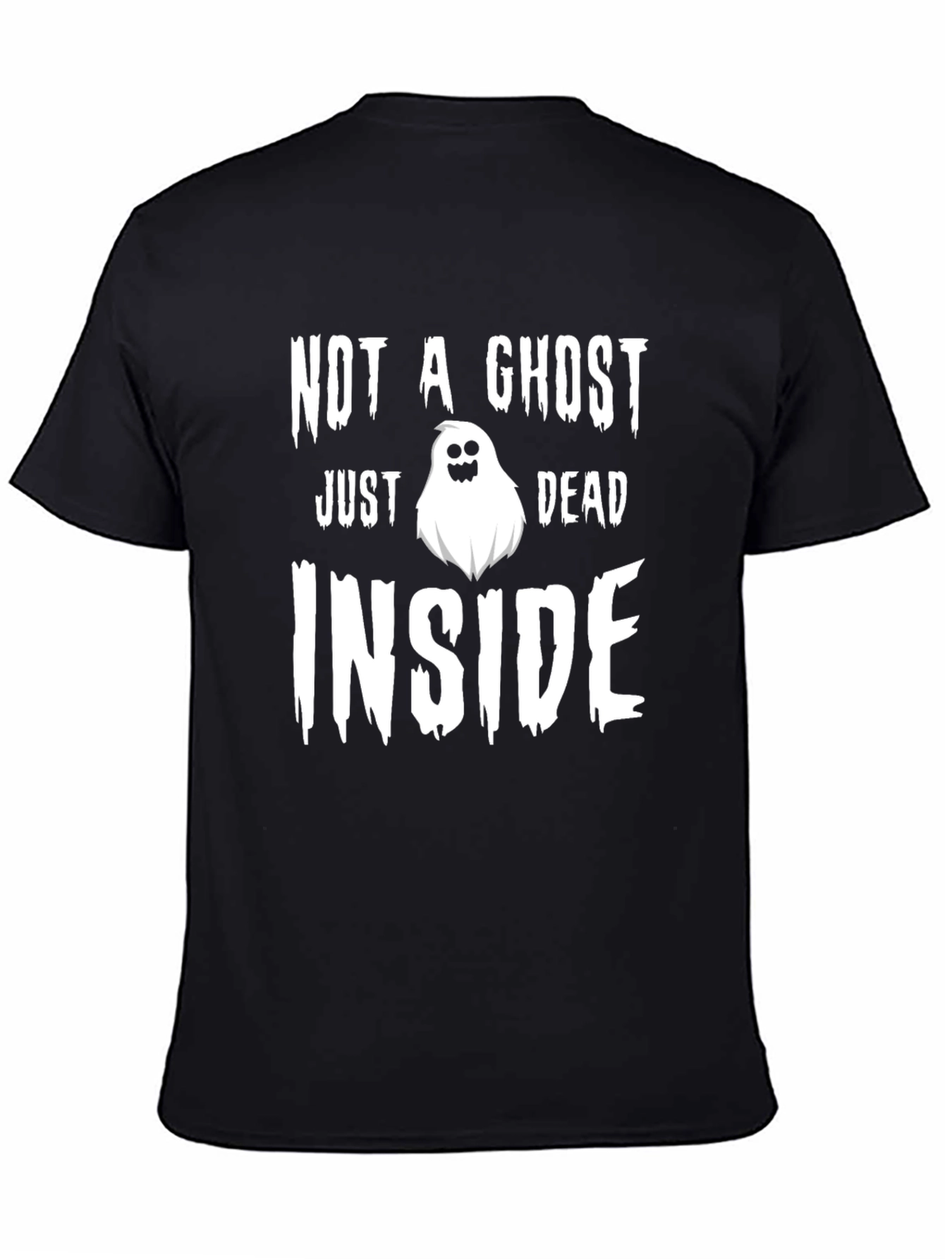 Black Not a Ghost, Just Dead Inside Tee view 4