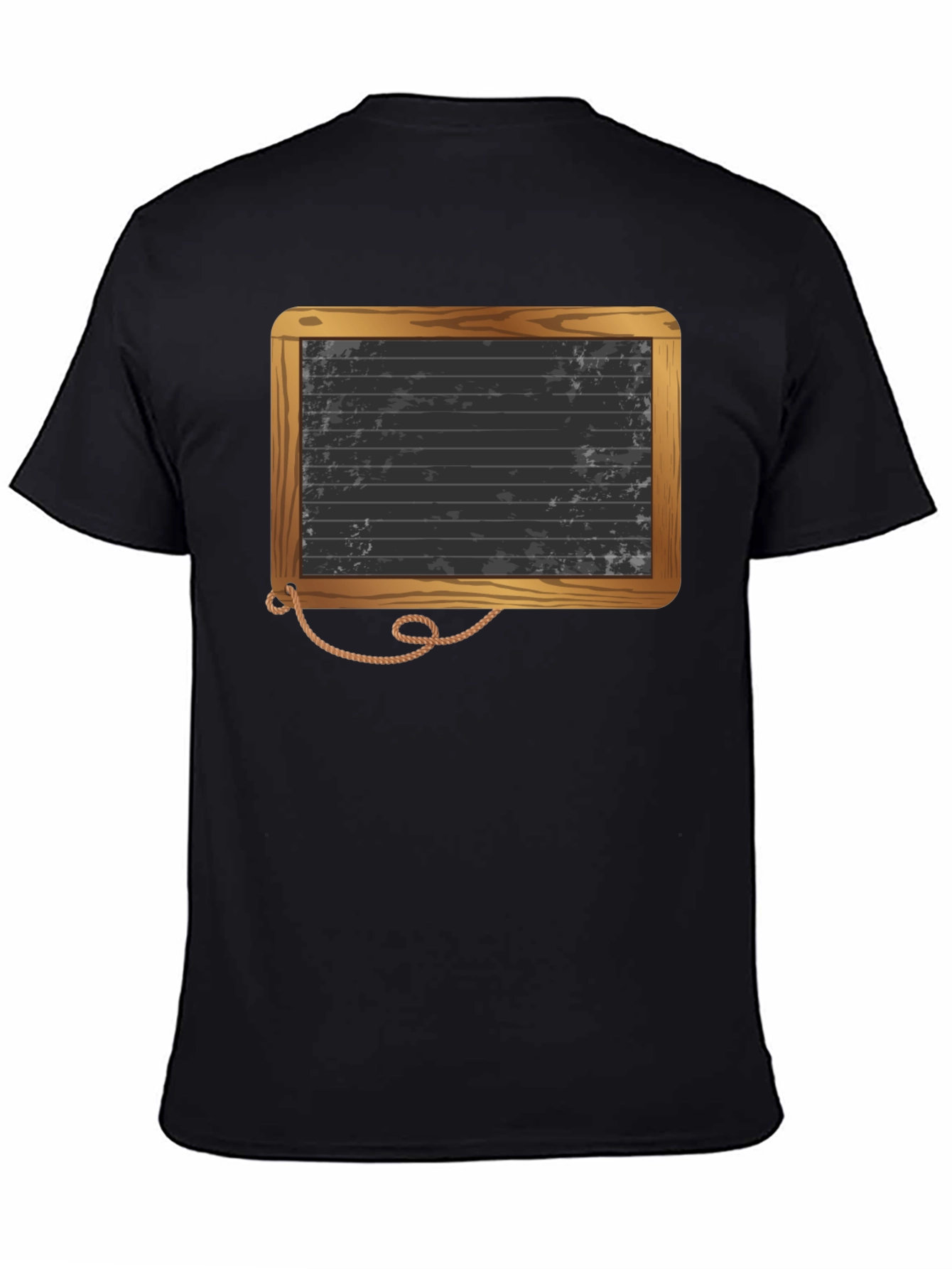 Novelty Blackboard Graphic Tee - Vintage Style - 4