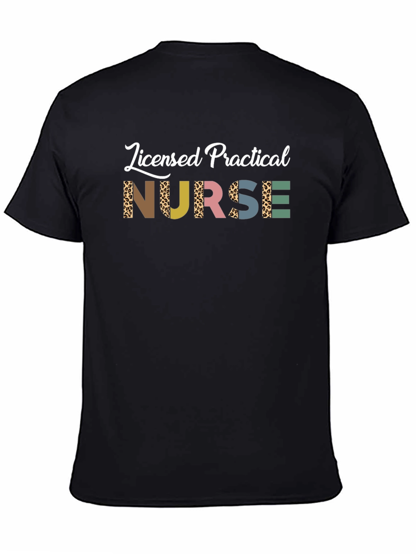Black Licensed Practical Nurse Graphic Tee view 4