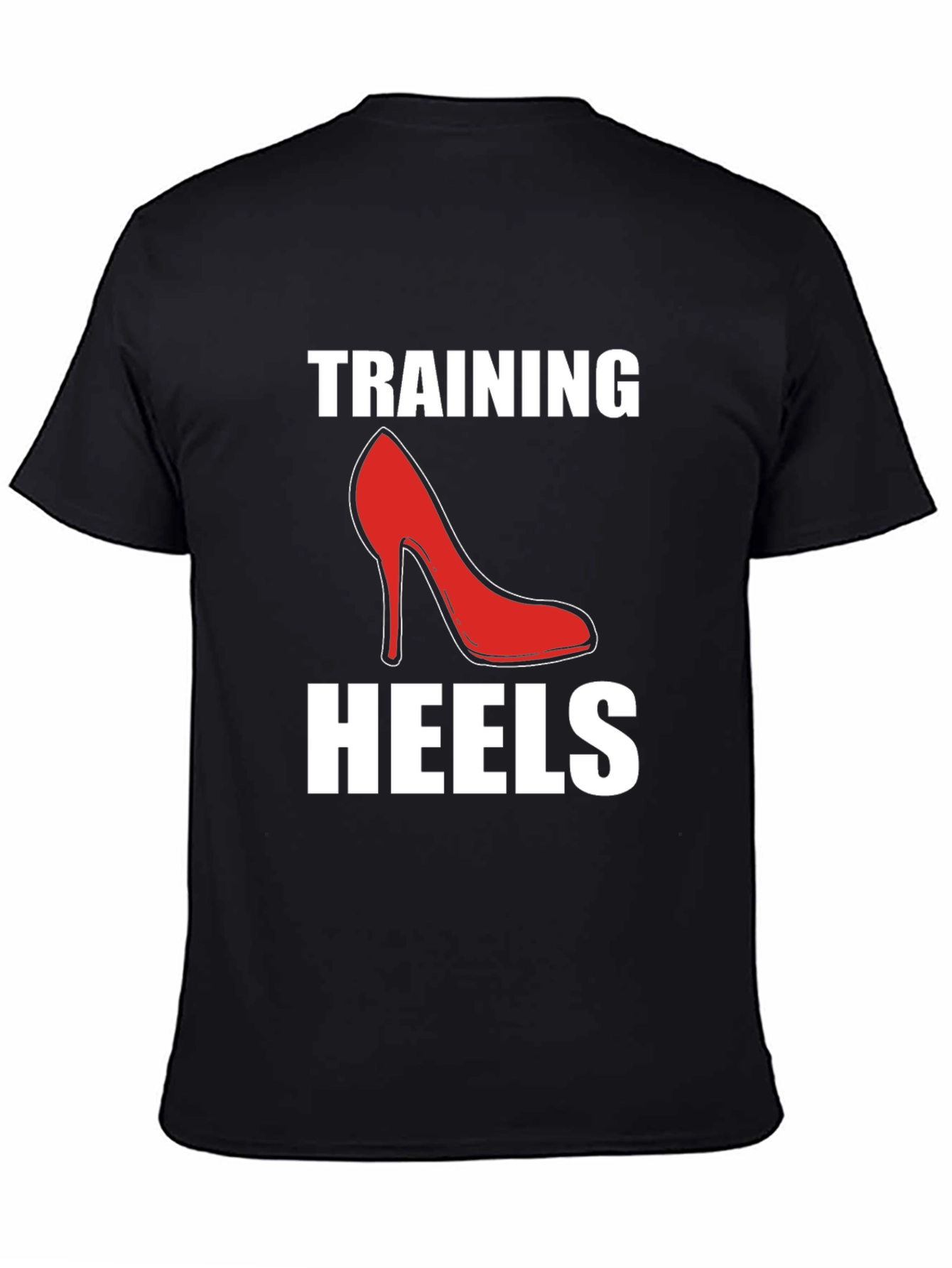 Black Training Heels T-Shirt view 4