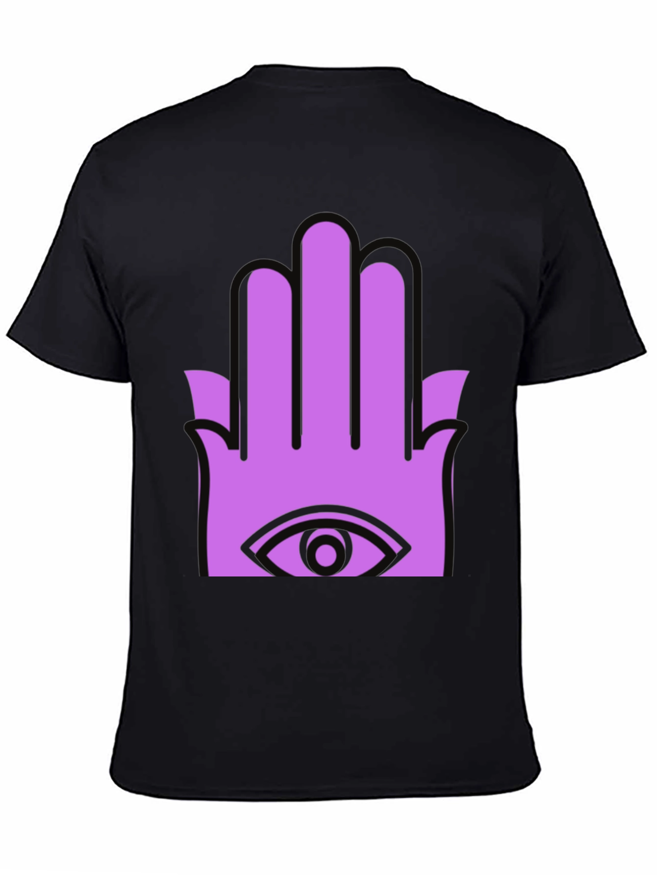 Black Eye Hand Graphic Tee - Stylish Casual Wear view 4