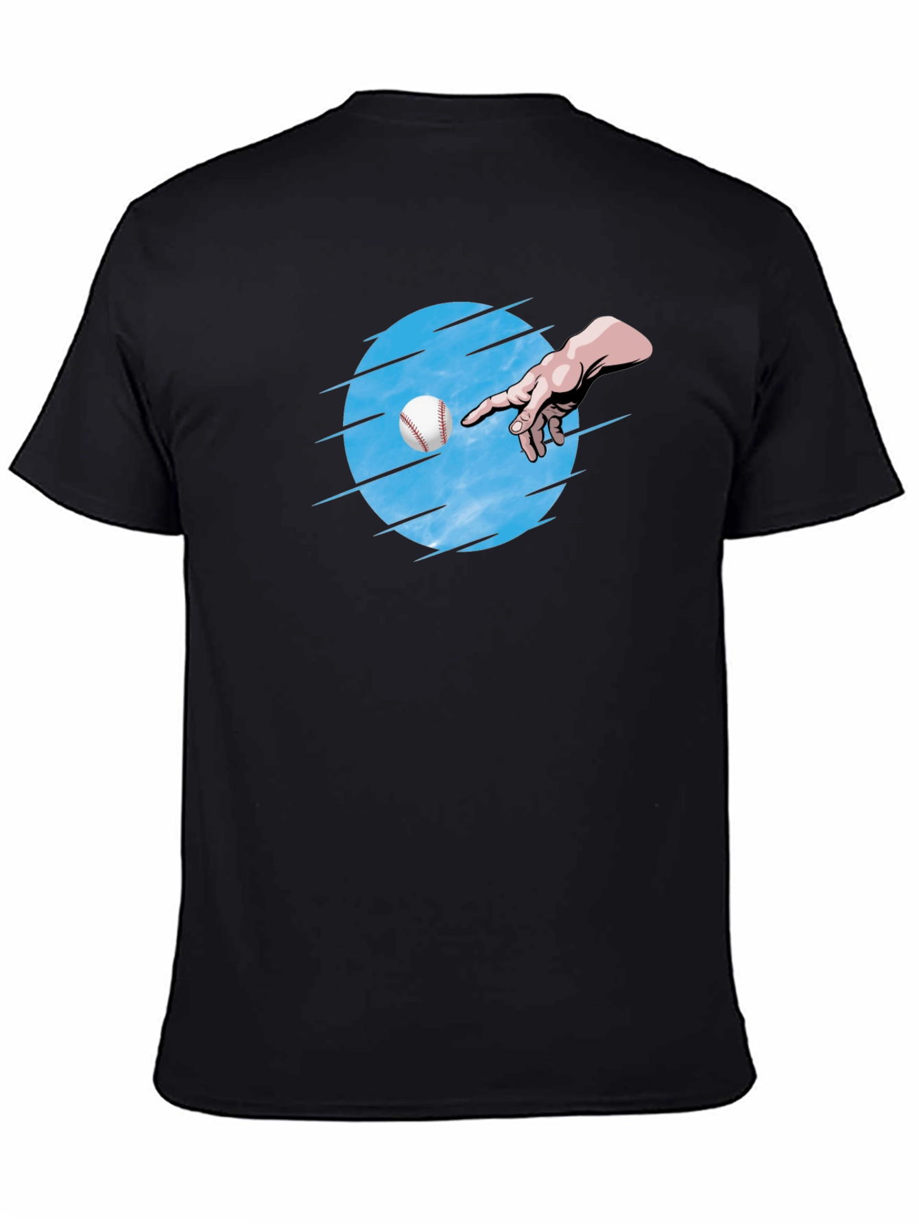 Black Creation of Baseball T-Shirt view 4