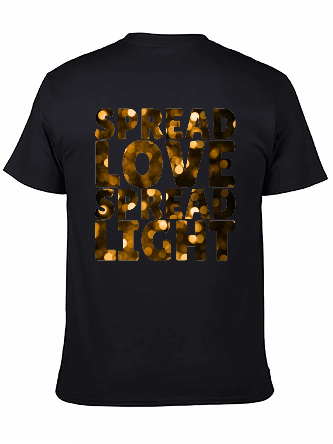 Black Spread Love Spread Light Black T-Shirt view 4