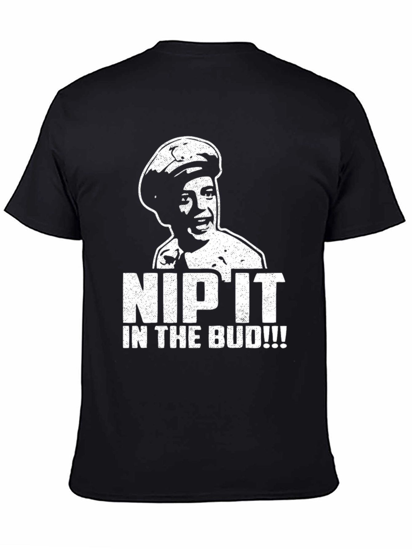 Black Nip It In The Bud T-Shirt view 4
