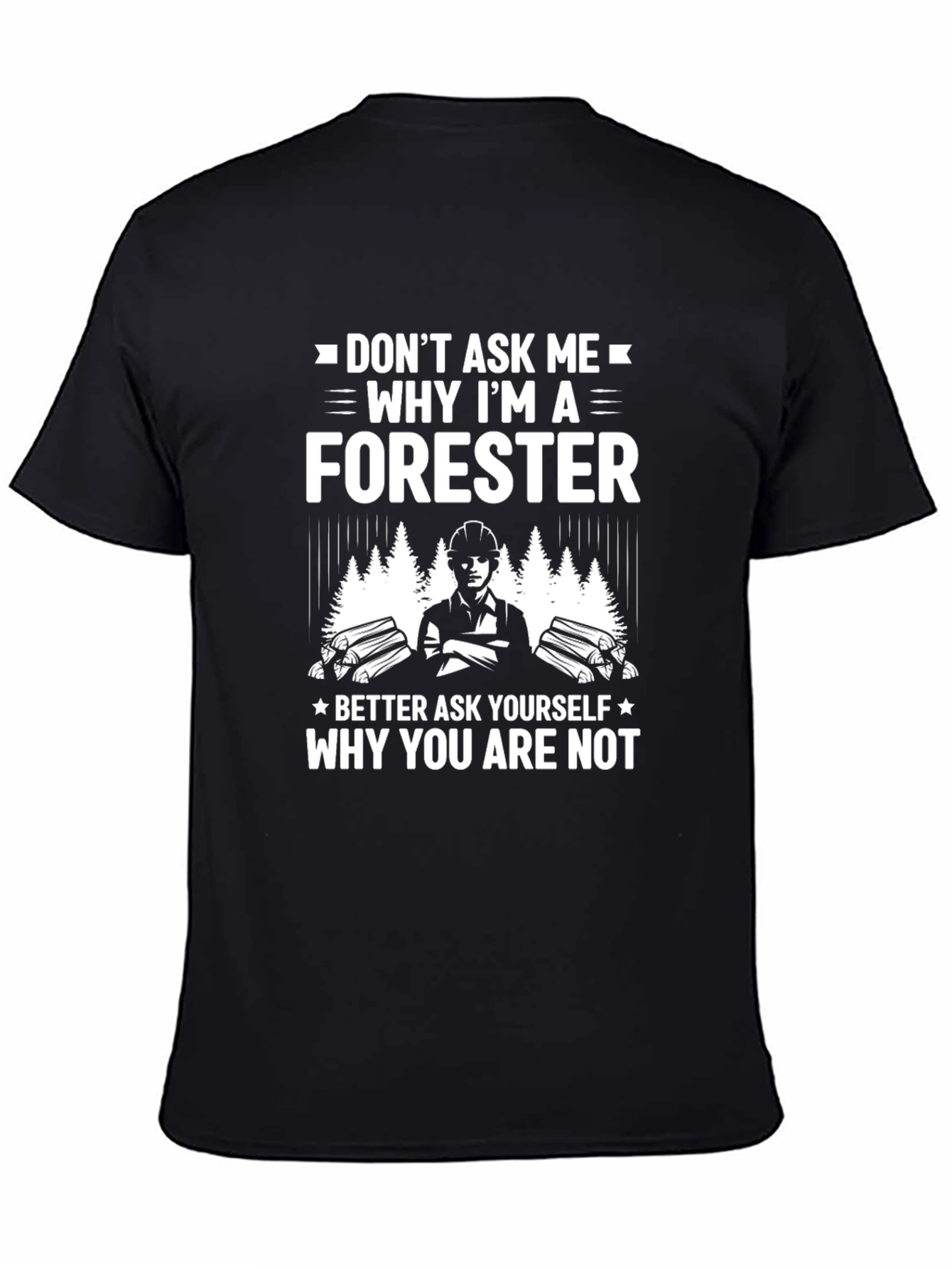 Black Forester Graphic T-Shirt - Ask Yourself Why You Are Not view 4
