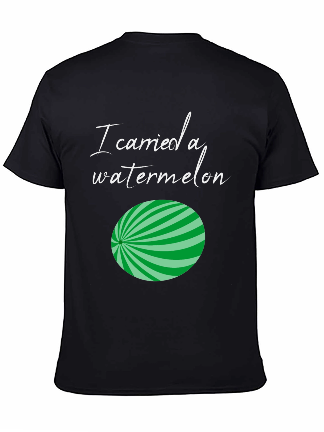 Black I Carried A Watermelon Graphic Tee view 4