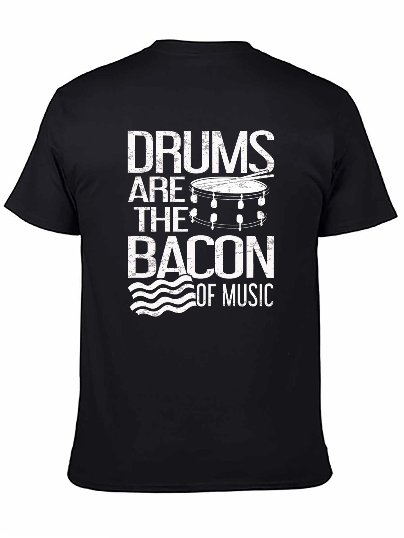 Drums are the Bacon of Music Graphic Tee - 4