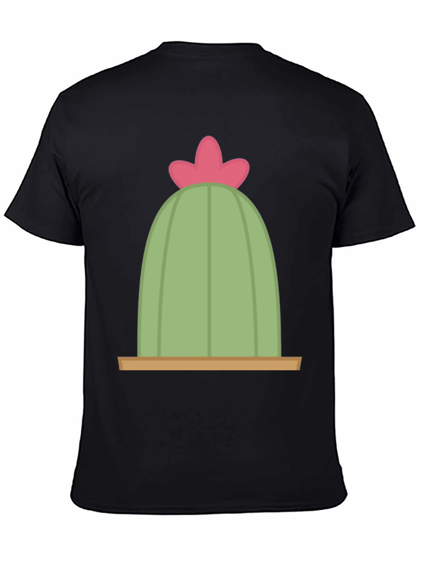 Black Cactus Graphic Tee - Desert Humor T-Shirt view 4