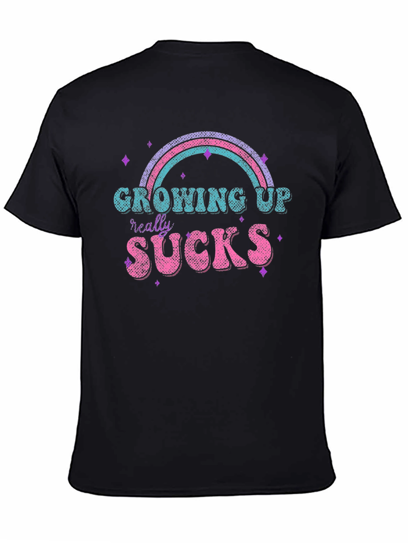 Growing Up Really Sucks Graphic Tee - 4
