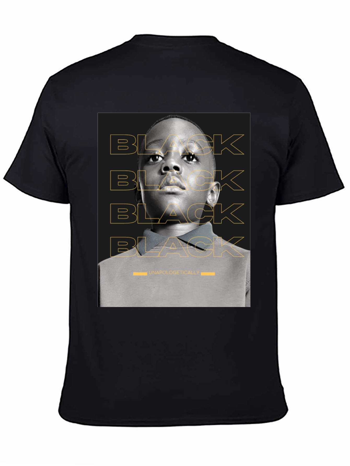 Black Black Unapologetically T-Shirt view 4