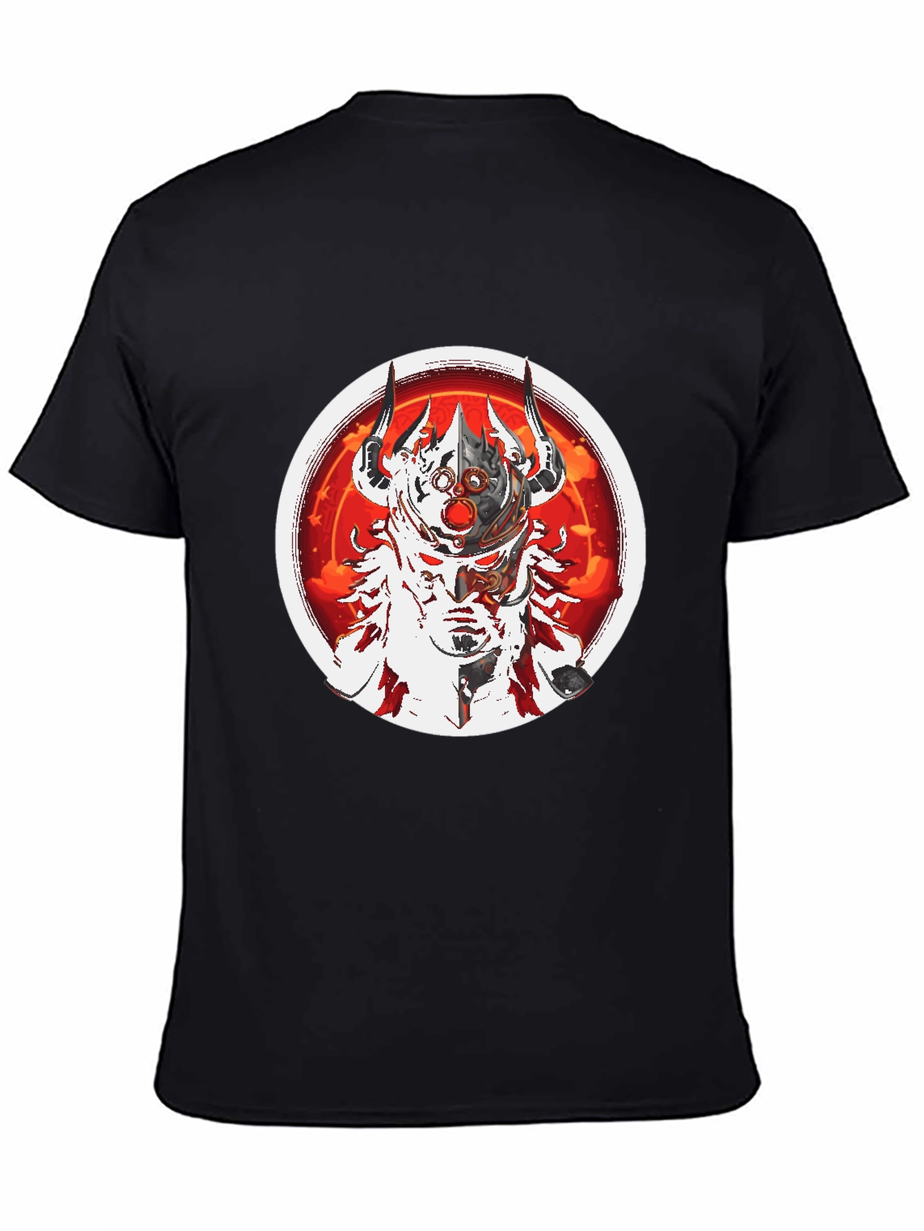 Black Warrior Graphic Black T-Shirt view 4