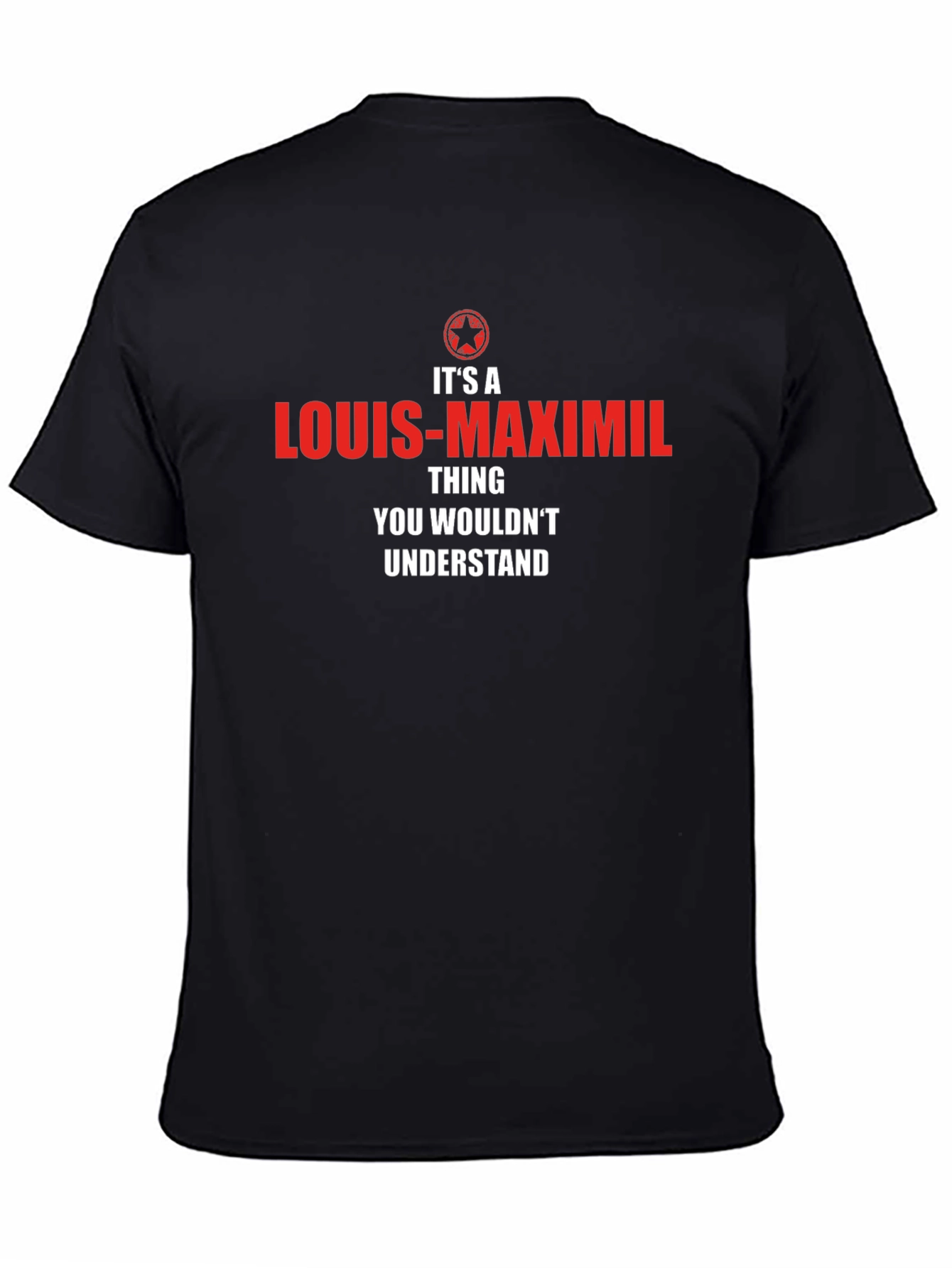 Black Louis-Maximil Thing T-Shirt, Black view 4