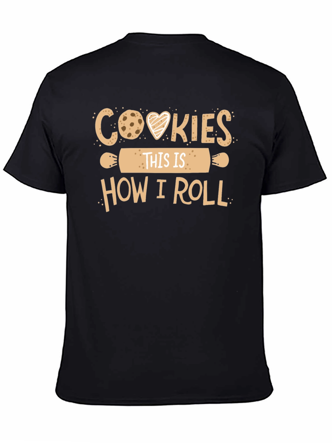 Black Cookies This is How I Roll T-Shirt view 4