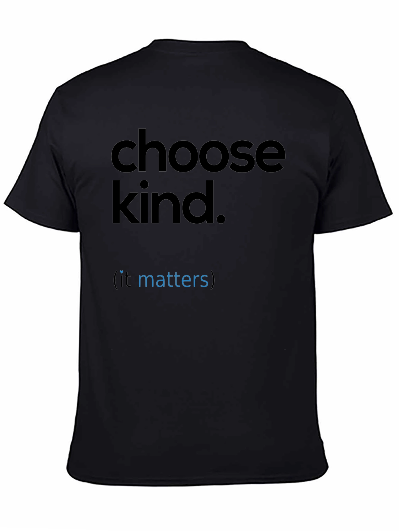 Black Choose Kind T-Shirt - Inspirational Graphic Tee view 4