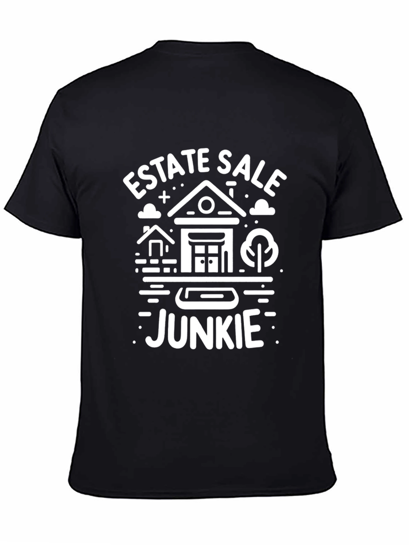 Estate Sale Junkie T-Shirt - Novelty Graphic Tee - 4